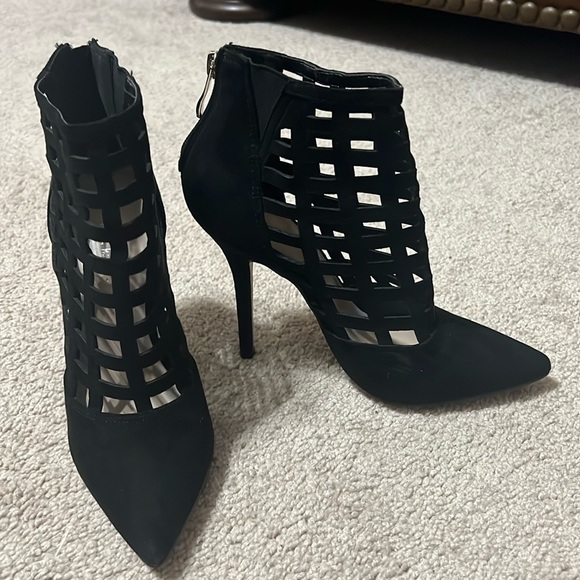 N by NICOLE MILLER  black high heels Size 6 1/2 - Picture 1 of 10